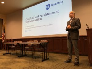 Brian Southwell presents research about misinformation